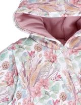 NINI Strampler Blume Kapuze rosa 62 (0-3 Monate) - 1