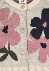 Müsli by Green Cotton Babystrickjacke Unifarben creme 74 - 2