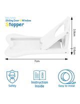 SIPO 2 Teile Türstopper weiß - 3