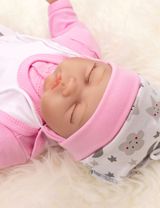 Baby Sweets 3 Teile Set Sweet Dreams Mädchen Sterne weiß 6 Monate (68) - 5