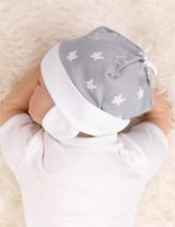 Baby Sweets Mütze Little Elephant Sterne weiß 12 Monate (80) - 3