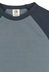 Müsli by Green Cotton Langarmshirt Unifarben blau 104 - 2