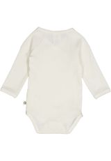 Müsli by Green Cotton Langarmbody Unifarben creme 62 - 1