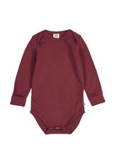 Green Cotton Langarmbody rot 68 - 0