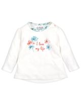 NINI T-shirt à manches longues Floral Blanc - 0