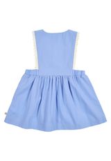Green Cotton Babykleid blau 74 - 1