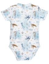 NINI Body croisé Faune Marine 0-6 mois Bleu - 1