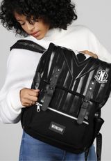 Wednesday Uniform-Oxford Rucksack schwarz 29x40x14 cm schwarz Onesize Kinder - 5