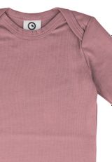 Müsli by Green Cotton Langarmbody Unifarben rosa 68 - 2