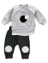 Baby Sweets 2 Teile Set Kreis schwarz 68 (3-6 Monate) - 0