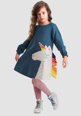 Denokids Unifarben dunkelblau 122 - 3
