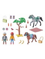 Playmobil 43 Teile PLAYMOBIL® Reitausflug an den Strand Horses of Waterfall 11,5x8,5x14 cm 4+ Jahre bunt - 2