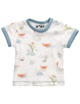 NINI T-shirt Faune Marine Bleu - 0
