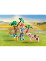 Playmobil 69 Teile PLAYMOBIL® Idyllischer Gemüsegarten bei den Großeltern Country 16x8x4,5 cm 4+ Jahre bunt - 3