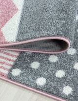 Teppich Wolke Zickzack pink 80x150 - 3