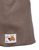 NINI Mütze Hund braun 56 (Neugeborene) - 1