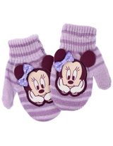 Disney Handschuh Minnie Mouse Streifen lila - 0