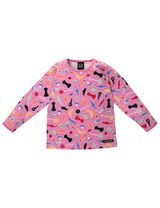 Villervalla Langarmshirt Süßigkeiten rosa 92 (18-24 Monate) - 0