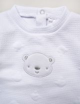 Rock A Bye Baby Boutique 3 pièces Ensemble Ours blanc Blanc - 5