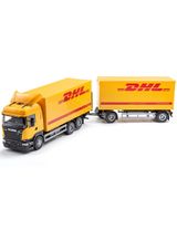 EMEK SCANIA 2 Teile Spielzeugauto DHL Lkw und Anhänger CE-zertifiziert 650x110x160 mm 3+ Jahre gelb - 0