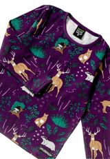 Villervalla Winter Forest Langarmshirt lila lila 140 - 2