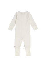 Müsli by Green Cotton Strampler Unifarben creme 68 - 1