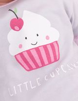 Baby Sweets 2 Teile Set Little Cupcake grau 3-6 Monate (68) - 4
