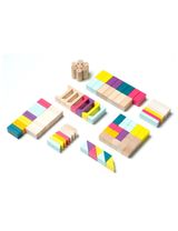 Cubika 100 Teile Cubes en bois Bois 18+ mois Multicolore - 1