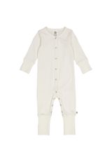 Müsli by Green Cotton Strampler Unifarben creme 68 - 0