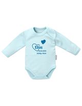 Baby Sweets Body Personalisierbar blau 56 (Neugeborene) - 0
