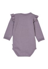 Müsli by Green Cotton Langarmbody Unifarben lila 56 - 1