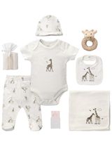 Rock A Bye Baby Boutique 10 Teile Set Giraffe creme 50/56 (Neugeborene) - 0