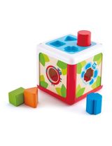 Hape 5 Teile Steckspiel Gartenhütte 13x13x13 cm 12+ Monate bunt - 0