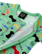 Villervalla Strampler Süßigkeiten grün - 2