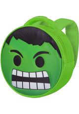 Marvel Hulk Send-Emoji Rucksack 23x23x6 cm grün gruen Onesize Kinder - 0