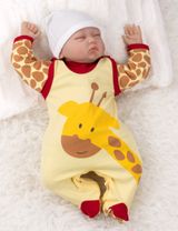Baby Sweets 2 Teile Set Baby Giraffe rot 6-9 Monate (74) - 3
