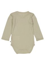 Müsli by Green Cotton Langarmbody Unifarben grün 80 - 1