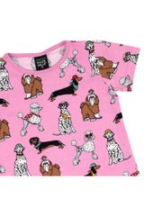 Villervalla T-Shirt Hunde rosa 140 - 2