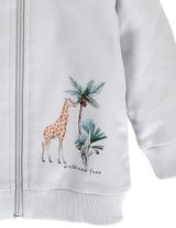 NINI Jacke Giraffe Kapuze grau 62 (0-3 Monate) - 3