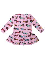 Villervalla Kleid Dackel rosa - 1