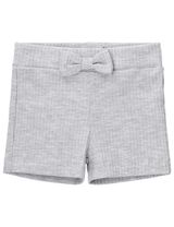 MaBu Kids Shorts Schleife Fairy grau 104 (3-4 Jahre) - 0