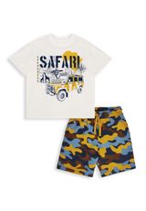 Denokids Set Camouflage weiss 140 - 0