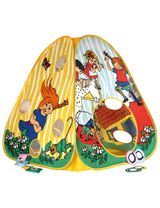 Pippi 13 pièces Tente de jeu Fifi Brindacier Conformité Européenne (CE) 3+ ans Jaune - 0