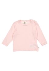 Müsli by Green Cotton Babylangarmshirt Unifarben rosa 56 - 0