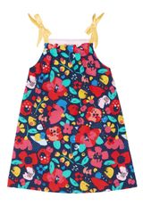 Kleid Mädchen dunkelblau 110 - 0