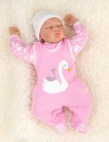 Baby Sweets 2 Teile Set Lovely Swan rosa 74 (6-9 Monate) - 3