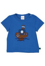 Fred s World by Green Cotton Babyshirt Unifarben blau 74 - 0
