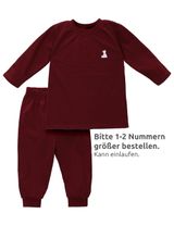 MaBu Kids 2 Teile Schlafanzug Eisbär Bruno, der Eisbär kastanienbraun 92 (18-24 Monate) - 1