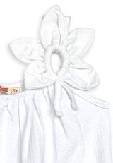 Denokids Kleid Unifarben weiss 140 - 4