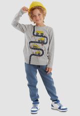 Denokids Print grau 122 - 6